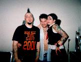 STEVE RIGH?, ME and LYN Z backstage (MINDLESS SELF INDULGENCE)