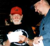Me Meating My Long Time Roll Model And Idol WILLIE NELSON